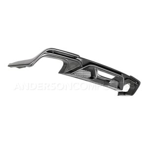 Ford Mustang Rear Diffuser - Anderson Composites - 3K, 2X2 Twill Weave Carbon Fiber - Carbon Fiber - `20-`21